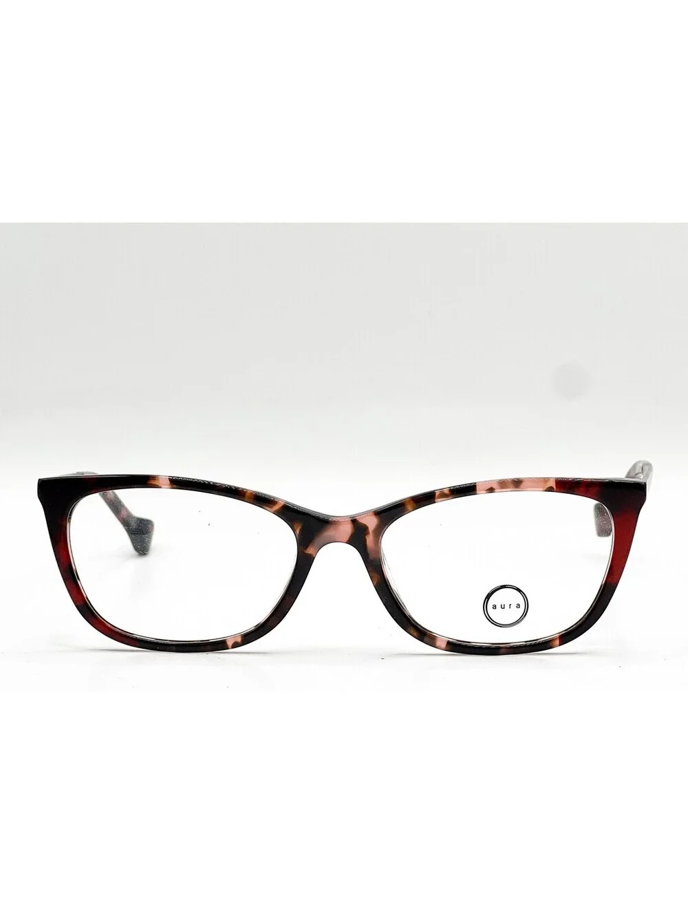 Aura Eyewear Avalon Park Dark Blush Tortoise Authentic Eyeglasses 53-17-140